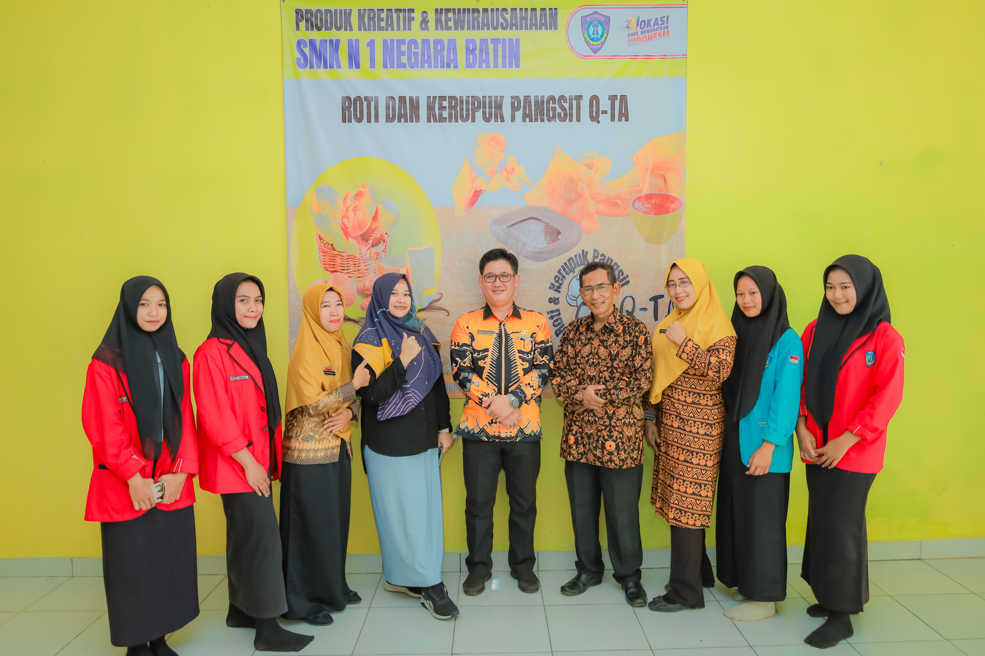 SOSIALISASI PROGRAM BANTUAN PEMERINTAH PENGEMBANGAN PROJEK KREATIF DAN KEWIRAUSAHAAN SMKN 1 NEGARA BATIN TAHUN 2024